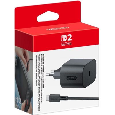 Nintendo Switch 2 AC Adapter (Switch 2), Weiteres Gaming Zubehör, Grau Nintendo Switch 2 AC Adapter (Switch 2), Weiteres Gaming Zubehör, Grau