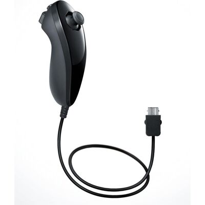 Nintendo Nunchuk (Wii), Gaming Controller, Schwarz Nintendo Nunchuk (Wii), Gaming Controller, Schwarz