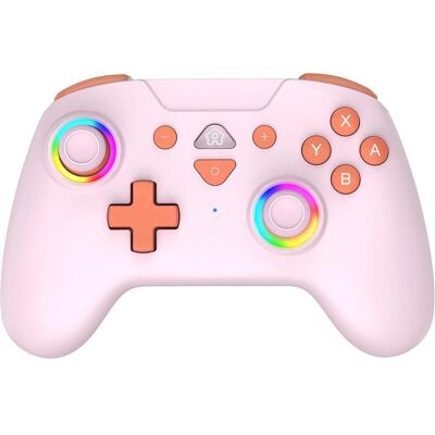 Subsonic Wireless LED Controller (Switch, Switch 2), Gaming Controller, Pink, Mehrfarbig Subsonic Wireless LED Controller (Switch, Switch 2), Gaming Controller, Pink, Mehrfarbig