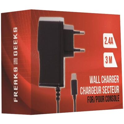 Freaks and Geeks Ac Usb-C-Netzteil für (Switch), Weiteres Gaming Zubehör, Schwarz Freaks and Geeks Ac Usb-C-Netzteil für (Switch), Weiteres Gaming Zubehör, Schwarz