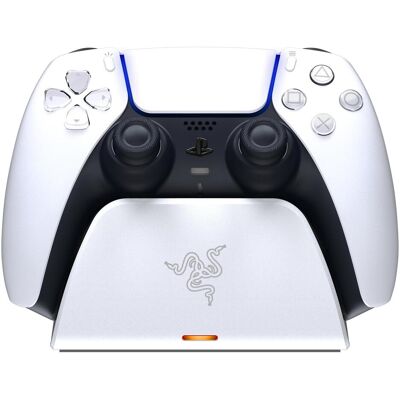Razer Quick Charging Stand (PS5), Gaming Controller Zubehör, Weiss Razer Quick Charging Stand (PS5), Gaming Controller Zubehör, Weiss
