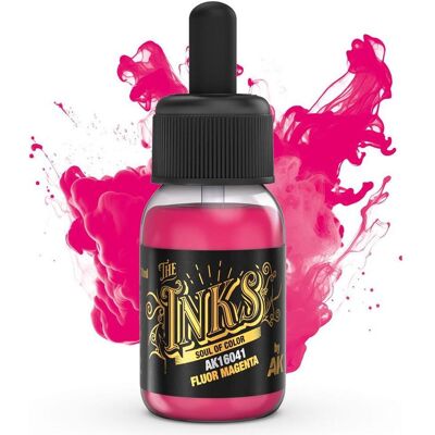 AK Interactive Pot de Peinture - Inks Fluor Magenta (30 ml), Weiteres Gaming Zubehör, Rosa AK Interactive Pot de Peinture - Inks Fluor Magenta (30 ml), Weiteres Gaming Zubehör, Rosa