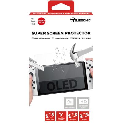 Subsonic Super Screen Protector Tempered Glass for Nintendo Switch OLED, Geräte Schutzfolie Subsonic Super Screen Protector Tempered Glass for Nintendo Switch OLED, Geräte Schutzfolie