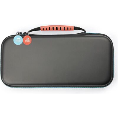 Freaks and Geeks FREAKS SWITCH 2/SWITCH Borsa Nera inserti Blu & Corallo (Switch, Switch 2, Switch OLED), Weiteres Gaming Zubehör, Rosa, Türkis, Rot, Mehrfarbig, Schwarz, Blau Freaks and Geeks FREAKS SWITCH 2/SWITCH Borsa Nera inserti Blu & Corallo (Switch, Switch 2, Switch OLED), Weiteres Gaming Zubehör, Rosa, Türkis, Rot, Mehrfarbig, Schwarz, Blau