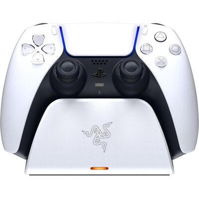 Razer Quick Charging Stand (PS5), Gaming Controller Zubehör, Weiss Razer Quick Charging Stand (PS5), Gaming Controller Zubehör, Weiss