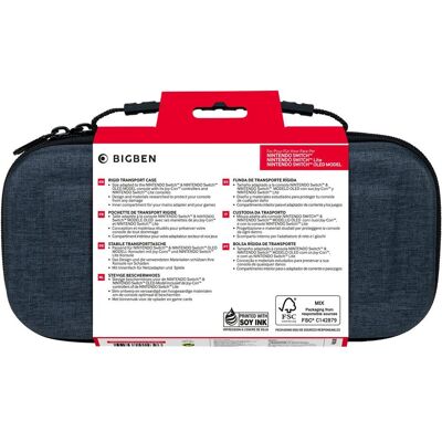 Bigben Transport Case-L (Switch, Switch Lite, Switch OLED), Weiteres Gaming Zubehör, Grau Bigben Transport Case-L (Switch, Switch Lite, Switch OLED), Weiteres Gaming Zubehör, Grau