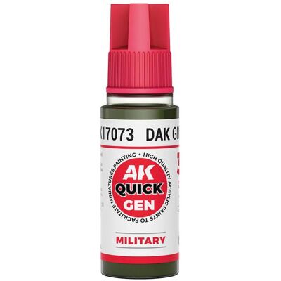 AK Interactive Pot de Quick Gen - Dak Green (18 ml), Weiteres Gaming Zubehör, Grün AK Interactive Pot de Quick Gen - Dak Green (18 ml), Weiteres Gaming Zubehör, Grün