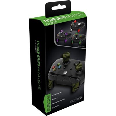 Gioteck Scharfschützen-Daumen-Griffe für Xbox Controller (Xbox One S, Xbox One X, Xbox Series S, Xbox Series X), Gaming Controller Zubehör, Mehrfarbig Gioteck Scharfschützen-Daumen-Griffe für Xbox Controller (Xbox One S, Xbox One X, Xbox Series S, Xbox Series X), Gaming Controller Zubehör, Mehrfarbig