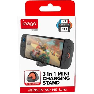 iLike iPega SW2041 Mini-Ladestation für Switch Lite/Nintendo Switch/Nintendo Switch 2 Schwarz/Rot (Switch, Switch Lite), Weiteres Gaming Zubehör, Mehrfarbig iLike iPega SW2041 Mini-Ladestation für Switch Lite/Nintendo Switch/Nintendo Switch 2 Schwarz/Rot (Switch, Switch Lite), Weiteres Gaming Zubehör, Mehrfarbig