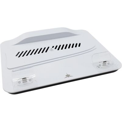White Shark Game PS5-05102V2 Guard-2 PS5 Cooling pad charging dock (PS5), Gaming Controller Zubehör, Schwarz, Weiss White Shark Game PS5-05102V2 Guard-2 PS5 Cooling pad charging dock (PS5), Gaming Controller Zubehör, Schwarz, Weiss