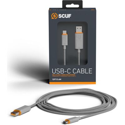 Scuf USB-C-Kabel 2m (PS5, Xbox One S, Xbox One X, Xbox Series S, Xbox Series X), Gaming Controller Zubehör, Grau Scuf USB-C-Kabel 2m (PS5, Xbox One S, Xbox One X, Xbox Series S, Xbox Series X), Gaming Controller Zubehör, Grau