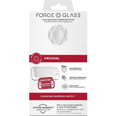 Bigben Nintendo Switch Force Glass - Screen Protector Glass 9H+ V2, Geräte Schutzfolie Bigben Nintendo Switch Force Glass - Screen Protector Glass 9H+ V2, Geräte Schutzfolie
