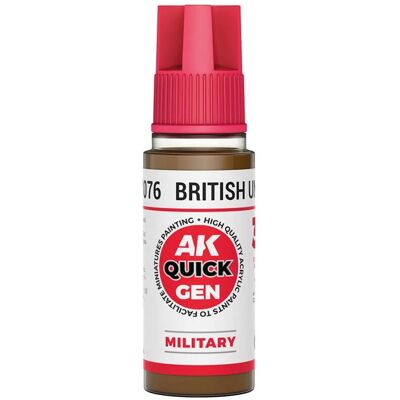 AK Interactive Pot de Quick Gen - British Uniform (18 ml), Weiteres Gaming Zubehör AK Interactive Pot de Quick Gen - British Uniform (18 ml), Weiteres Gaming Zubehör