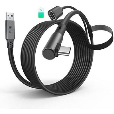 KIWI design Link Cable 5 Meters - Black, Zubehör VR + AR, Schwarz KIWI design Link Cable 5 Meters - Black, Zubehör VR + AR, Schwarz