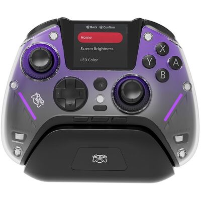 IMP Tech - DLX HE MAX Wireless/Wired/Bluetooth Controller - Purple Black (Android, iOS, PC, PS4, Switch), Gaming Controller, Violett, Schwarz IMP Tech - DLX HE MAX Wireless/Wired/Bluetooth Controller - Purple Black (Android, iOS, PC, PS4, Switch), Gaming Controller, Violett, Schwarz