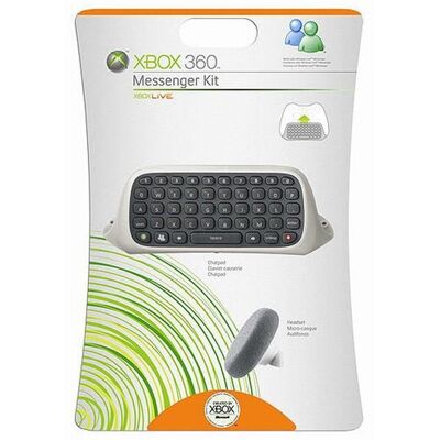 Microsoft Xbox 360 Messenger Kit, EN EN PT ES Joystick (Xbox 360), Gaming Controller, Schwarz Microsoft Xbox 360 Messenger Kit, EN EN PT ES Joystick (Xbox 360), Gaming Controller, Schwarz
