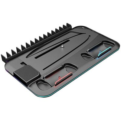 Canyon CS-51 - multifiuctional stand for PS5 Slim - with cooling - charging 2 x gamepad - black (PS5), Gaming Controller Zubehör, Schwarz Canyon CS-51 - multifiuctional stand for PS5 Slim - with cooling - charging 2 x gamepad - black (PS5), Gaming Controller Zubehör, Schwarz