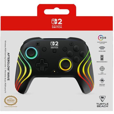 Turtle Beach Afterglow Wave Wireless (Switch, Switch 2, Switch Lite, Switch OLED), Gaming Controller, Schwarz Turtle Beach Afterglow Wave Wireless (Switch, Switch 2, Switch Lite, Switch OLED), Gaming Controller, Schwarz