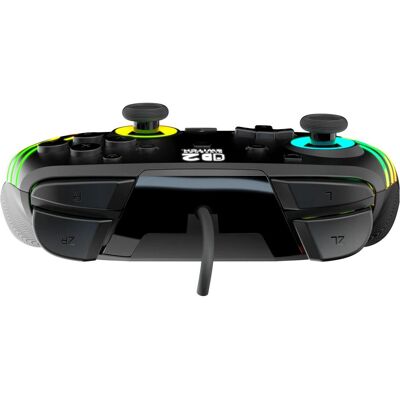 Turtle Beach Pro Controller Afterglow Wave Wired Black (Switch, Switch 2, Switch OLED), Gaming Controller, Mehrfarbig, Schwarz Turtle Beach Pro Controller Afterglow Wave Wired Black (Switch, Switch 2, Switch OLED), Gaming Controller, Mehrfarbig, Schwarz