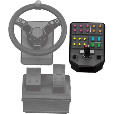 Logitech G Saitek Farm Sim Vehicle Side Panel (PC), Gaming Controller, Schwarz Logitech G Saitek Farm Sim Vehicle Side Panel (PC), Gaming Controller, Schwarz