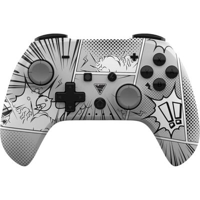 DragonShock Controller Poptop Wireless Manga Switch (Switch), Gaming Controller, Mehrfarbig, Grau DragonShock Controller Poptop Wireless Manga Switch (Switch), Gaming Controller, Mehrfarbig, Grau