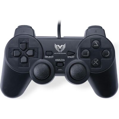Freaks and Geeks Schwarzer PS2 Controller - 110009a Freaks and Geeks Schwarzer PS2 Controller - 110009a