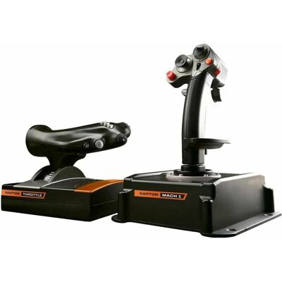 Blade FR-Tec Raptor HOTAS (Mach 1 Joystick + Throttle) PC (PC), Gaming Controller, Schwarz Blade FR-Tec Raptor HOTAS (Mach 1 Joystick + Throttle) PC (PC), Gaming Controller, Schwarz
