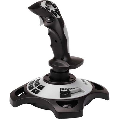 Maxx Tech Pro USB Joystick (PC) (PC), Gaming Controller, Mehrfarbig, Schwarz, Grau Maxx Tech Pro USB Joystick (PC) (PC), Gaming Controller, Mehrfarbig, Schwarz, Grau