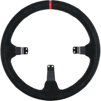 Asetek SimSports Lenkradkranz, gewölbt, 340 mm - schwarz, wildleder (PC), Gaming Controller Zubehör, Schwarz Asetek SimSports Lenkradkranz, gewölbt, 340 mm - schwarz, wildleder (PC), Gaming Controller Zubehör, Schwarz