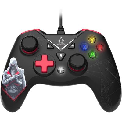Freaks and Geeks FREAKS PC Controller Wired Assassin's Creed (PC), Gaming Controller, Rot, Schwarz Freaks and Geeks FREAKS PC Controller Wired Assassin's Creed (PC), Gaming Controller, Rot, Schwarz