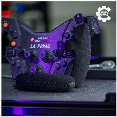 Asetek SimSports Suede Handle (PC), Gaming Controller Zubehör, Schwarz Asetek SimSports Suede Handle (PC), Gaming Controller Zubehör, Schwarz
