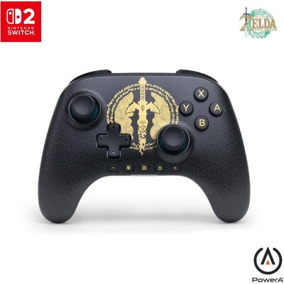 PowerA ADVANTAGE - Wireless Controller (Switch, Switch 2, Switch Lite), Gaming Controller, Schwarz, Gold PowerA ADVANTAGE - Wireless Controller (Switch, Switch 2, Switch Lite), Gaming Controller, Schwarz, Gold