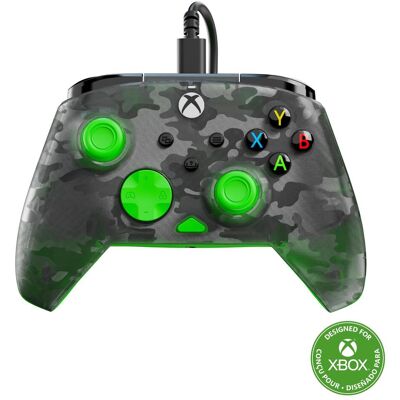 Turtle Beach Rematch Core Wired Controller · XB · Ghost Camo Black & Green (PC, Xbox Series S, Xbox Series X), Gaming Controller, Mehrfarbig, Schwarz, Grau, Grün Turtle Beach Rematch Core Wired Controller · XB · Ghost Camo Black & Green (PC, Xbox Series S, Xbox Series X), Gaming Controller, Mehrfarbig, Schwarz, Grau, Grün