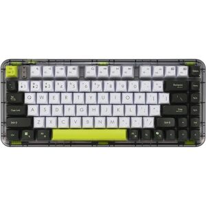 Asus KD201 KEYBOARD/VT-GN/UI/82 (DE, Kabellos), Tastatur, Weiss, Transparent, Grün Asus KD201 KEYBOARD/VT-GN/UI/82 (DE, Kabellos), Tastatur, Weiss, Transparent, Grün