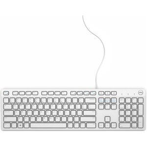 Dell Multimedia Keyboard-KB216 - French (AZERTY) - (FR, Kabelgebunden), Tastatur, Weiss Dell Multimedia Keyboard-KB216 - French (AZERTY) - (FR, Kabelgebunden), Tastatur, Weiss