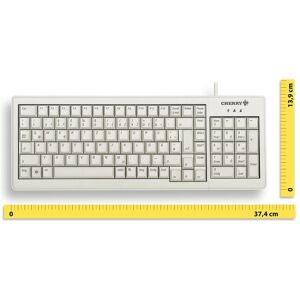 CHERRY XS G84-5200 Tastatur USB + PS/2 AZERTY Französisch (FR, Kabelgebunden), Tastatur, Grau CHERRY XS G84-5200 Tastatur USB + PS/2 AZERTY Französisch (FR, Kabelgebunden), Tastatur, Grau