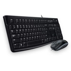 Logitech Desktop MK120 Tastatur USB QWERTZ Ungarisch Schwarz (DE, Kabelgebunden), Tastatur, Schwarz Logitech Desktop MK120 Tastatur USB QWERTZ Ungarisch Schwarz (DE, Kabelgebunden), Tastatur, Schwarz