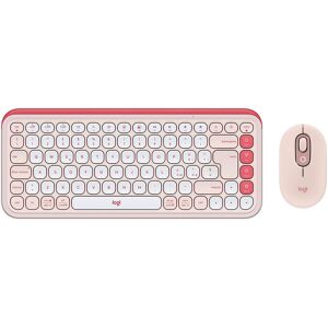 Logitech Pop Icon Combo Mouse And Kb (IT, Kabellos), Tastatur, Rosa, Weiss Logitech Pop Icon Combo Mouse And Kb (IT, Kabellos), Tastatur, Rosa, Weiss