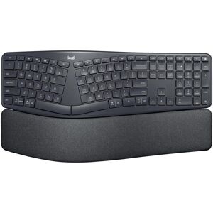 Logitech Ergo K860 for Business Tastatur RF Wireless + Bluetooth AZERTY Französisch Graphit (FR, Kabellos), Tastatur, Grau Logitech Ergo K860 for Business Tastatur RF Wireless + Bluetooth AZERTY Französisch Graphit (FR, Kabellos), Tastatur, Grau