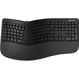 Microsoft PCA HW Ergonomic Keyboard (FR, Kabelgebunden), Tastatur, Schwarz Microsoft PCA HW Ergonomic Keyboard (FR, Kabelgebunden), Tastatur, Schwarz