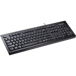 Kensington ValuKeyboard Kabelgebundene Tastatur (BE, Kabelgebunden), Tastatur, Schwarz Kensington ValuKeyboard Kabelgebundene Tastatur (BE, Kabelgebunden), Tastatur, Schwarz