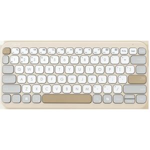 Asus Computer keyboard KW100 KEYBOARD/BG/UI/80 (DE, Kabellos), Tastatur, Beige Asus Computer keyboard KW100 KEYBOARD/BG/UI/80 (DE, Kabellos), Tastatur, Beige