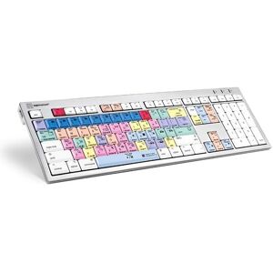 Logickeyboard LKB-PPROCC-CWMU-FR. Tastatur Formfaktor: Standard, Tastatur-Stil: Gerade, Übertragungstechnik: Verka (FR, Kabelgebunden), Tastatur, Weiss Logickeyboard LKB-PPROCC-CWMU-FR. Tastatur Formfaktor: Standard, Tastatur-Stil: Gerade, Übertragungstechnik: Verka (FR, Kabelgebunden), Tastatur, Weiss