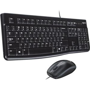 Logitech MK120 (FR, Kabelgebunden), Tastatur, Schwarz Logitech MK120 (FR, Kabelgebunden), Tastatur, Schwarz