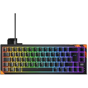 CHERRY K5 PRO TMR COMPACT, Kabelgebunden, USB, Mechanischer Switch, AZERTY, RGB-LED, Schwarz, Orange (FR, Kabelgebunden), Tastatur, Schwarz, Orange CHERRY K5 PRO TMR COMPACT, Kabelgebunden, USB, Mechanischer Switch, AZERTY, RGB-LED, Schwarz, Orange (FR, Kabelgebunden), Tastatur, Schwarz, Orange