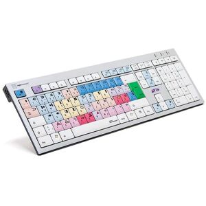 Logickeyboard Avid NewsCutter dt. (PC/Slim) (DE, Kabelgebunden), Tastatur, Silber Logickeyboard Avid NewsCutter dt. (PC/Slim) (DE, Kabelgebunden), Tastatur, Silber