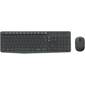 Logitech MK235 (IT, Kabellos), Tastatur, Schwarz Logitech MK235 (IT, Kabellos), Tastatur, Schwarz