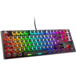Ducky One 3 Aura Black TKL Gaming Tastatur, RGB LED - MX-Brown (DE, Kabelgebunden), Tastatur, Schwarz Ducky One 3 Aura Black TKL Gaming Tastatur, RGB LED - MX-Brown (DE, Kabelgebunden), Tastatur, Schwarz
