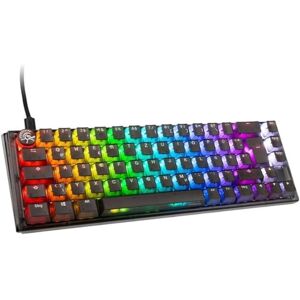 Ducky One 3 Aura Black SF Gaming Tastatur, RGB LED - Kailh Jellyfish Y (DE, Kabelgebunden), Tastatur, Schwarz Ducky One 3 Aura Black SF Gaming Tastatur, RGB LED - Kailh Jellyfish Y (DE, Kabelgebunden), Tastatur, Schwarz