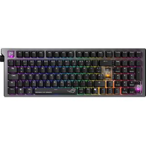 Asus ROG Strix Morph 96 (DE, Kabelgebunden, Kabellos), Tastatur, Schwarz Asus ROG Strix Morph 96 (DE, Kabelgebunden, Kabellos), Tastatur, Schwarz